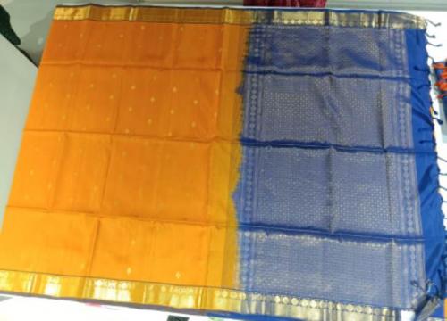 SOFT SILK SAREE WITH BLOUSE